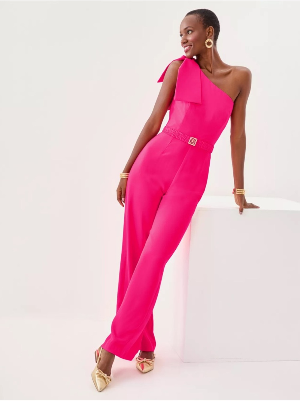 Lilly Pulitzer Tawney Jumpsuit Parigi Pink 
size 10 NWT